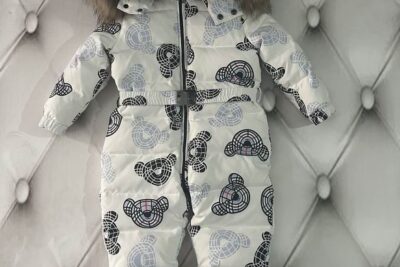Burberry Overalls Baby Jacket White