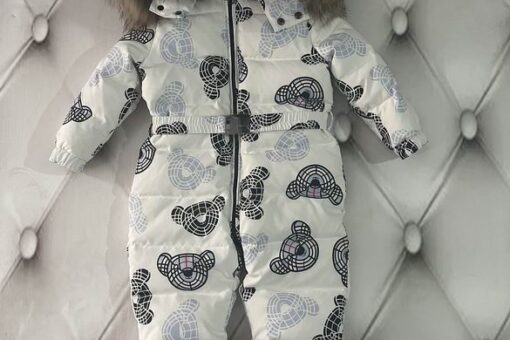 Burberry Overalls Baby Jacket White