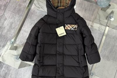 Burberry Puffer Down Jacket Black