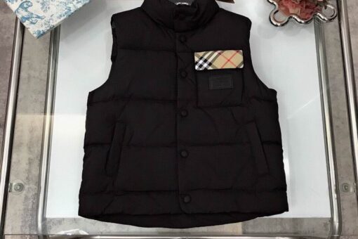 Burberry Baby Puffer Vest Black