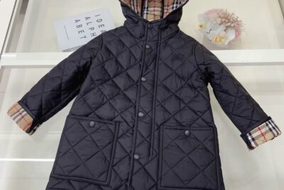 Burberry Kids Quilted Jacket Black