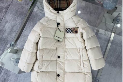 Burberry Puffer Down Jacket White