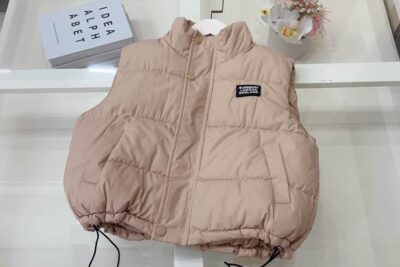 Burberry Puffer Baby Vest Black
