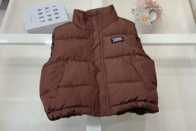 Burberry Puffer Vest Brown