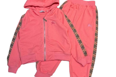 Burberry Kids Tracksuit Pink