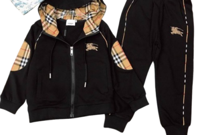 Burberry Kids Tracksuit Black