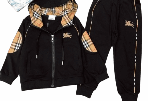Burberry Kids Tracksuit Black