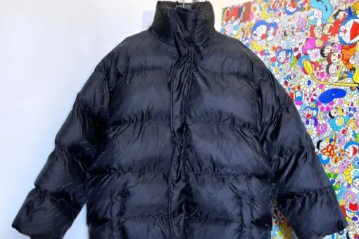 Balenciaga Puffer Jacket Black