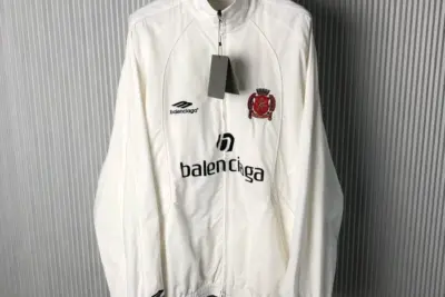 Balenciaga Paris Soccer Tracksuit Jacket White