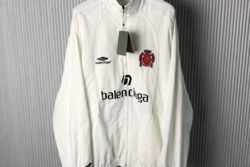 Balenciaga Paris Soccer Tracksuit Jacket White