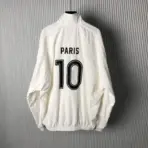 Balenciaga Paris Soccer Tracksuit Jacket White - Image 2