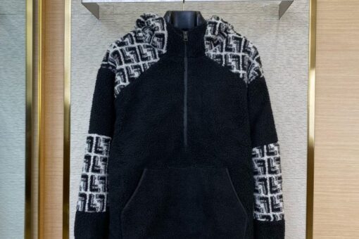 Fendi Jacket Black White