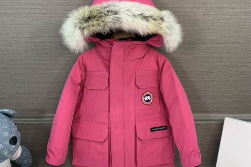 Canada Goose Baby Expedition Parka Jacket Hot Pink