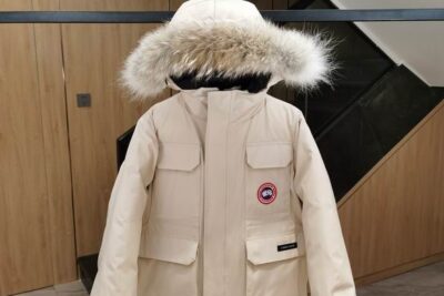 Canada Goose Baby Expedition Parka Jacket White