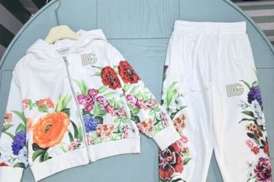 Dolce & Gabbana kids Floral Print Tracksuit Multicolor