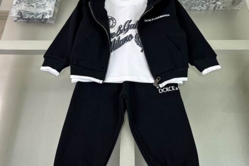 Dolce & Gabbana kids Tracksuit White /Black