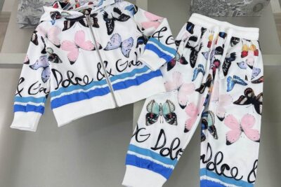 Dolce & Gabbana Butterfly-Print Kids Tracksuit