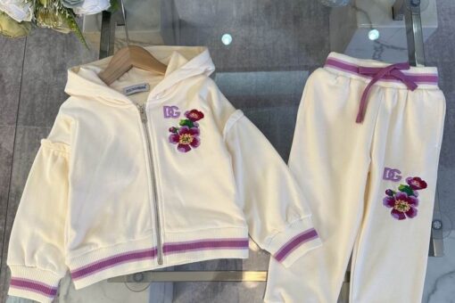 Dolce & Gabbana kids Tracksuit Cream White