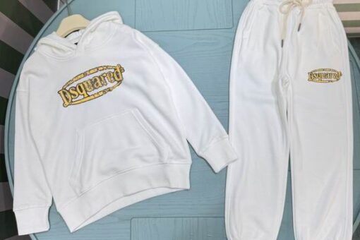 Dsquared2 Logo Baby Tracksuit White