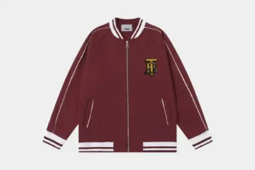 Burberry Jersey Track Jacket Red
