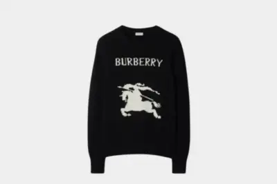 Burberry EKD Wool Cashmere Sweater Black