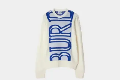 Burberry Logo Wool Sweater String