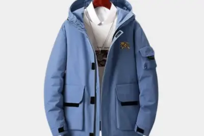 Burberry New Down Jacket Pastel Blue
