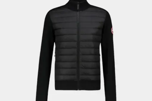 Canada Goose HyBridge Knitted Jacket Black