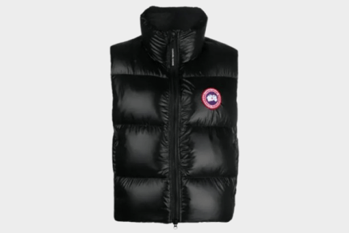Canada Goose Cypress Logo Patch Puffer Vest Black