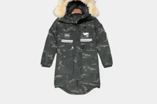 Canada Goose Camouflage Down Jacket Military Green