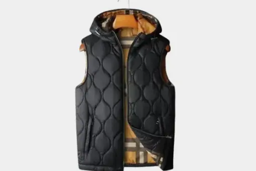 Burberry Quilted Puffer Vest Black