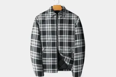 Burberry Jacket Checke Black