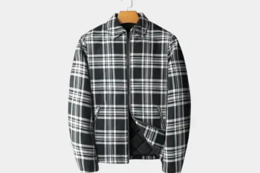 Burberry Jacket Checke Black
