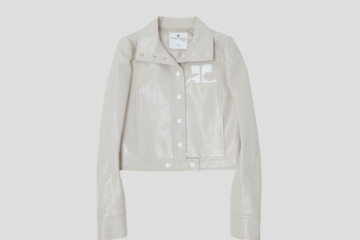Courrèges Reedition Vinyl Jacket White