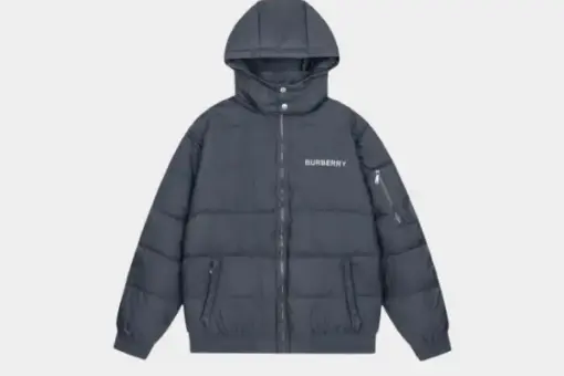 Burberry Down Jacket All Blue
