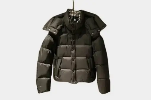 Burberry Puffer Jacket Dark Coffee