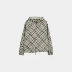 Burberry Reversible Check Jacket In Beige
