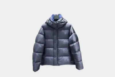 Burberry Halsby Down Puffer Jacket Navy Blue