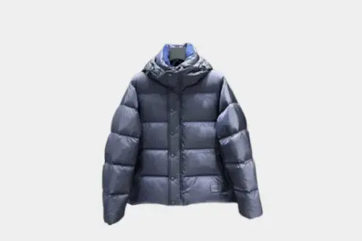 Burberry Halsby Down Puffer Jacket Navy Blue