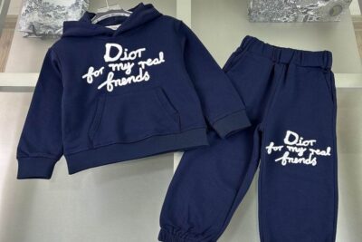Dior Kids Tracksuit Navy Blue