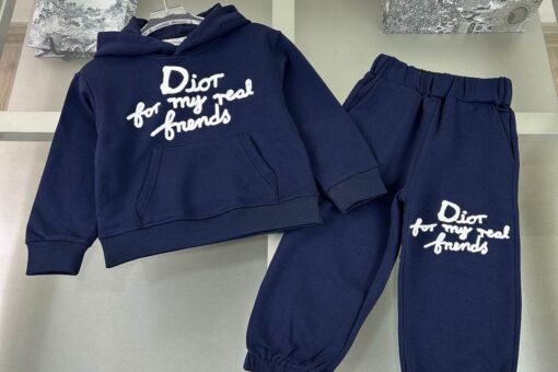 Dior Kids Tracksuit Navy Blue