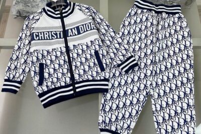 Dior Oblique Kids Tracksuit White/Black