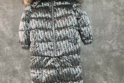 Dior Baby Snowsuit Silver
