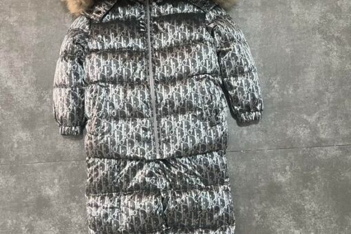 Dior Baby Snowsuit Silver