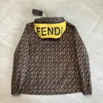 Fendi Jacket Brown And Yellow - Image 2