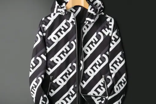Fendi Jacket White And Black