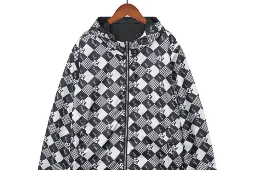 Fendi Jacket Black White And Gray