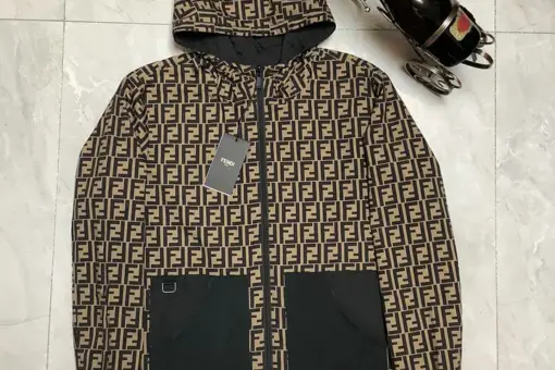 Fendi Jacket Olive And Black