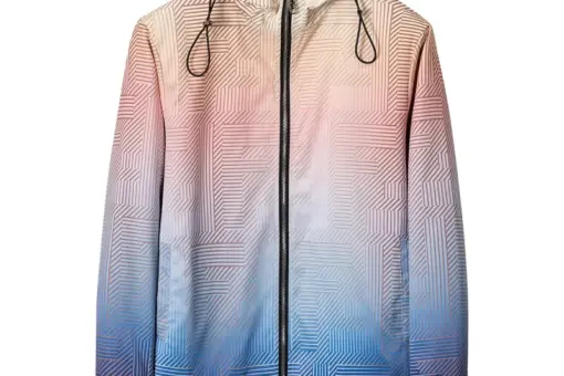 Fendi Jacket Orange And Azure