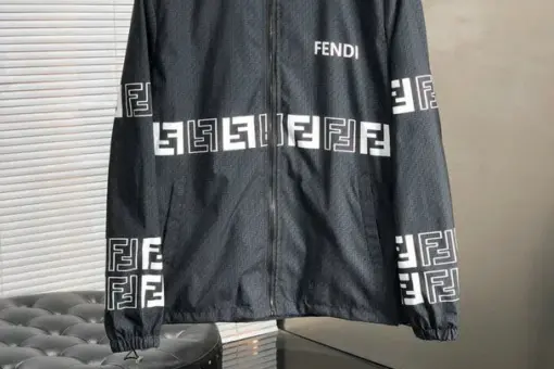 Fendi Jacket Black And White